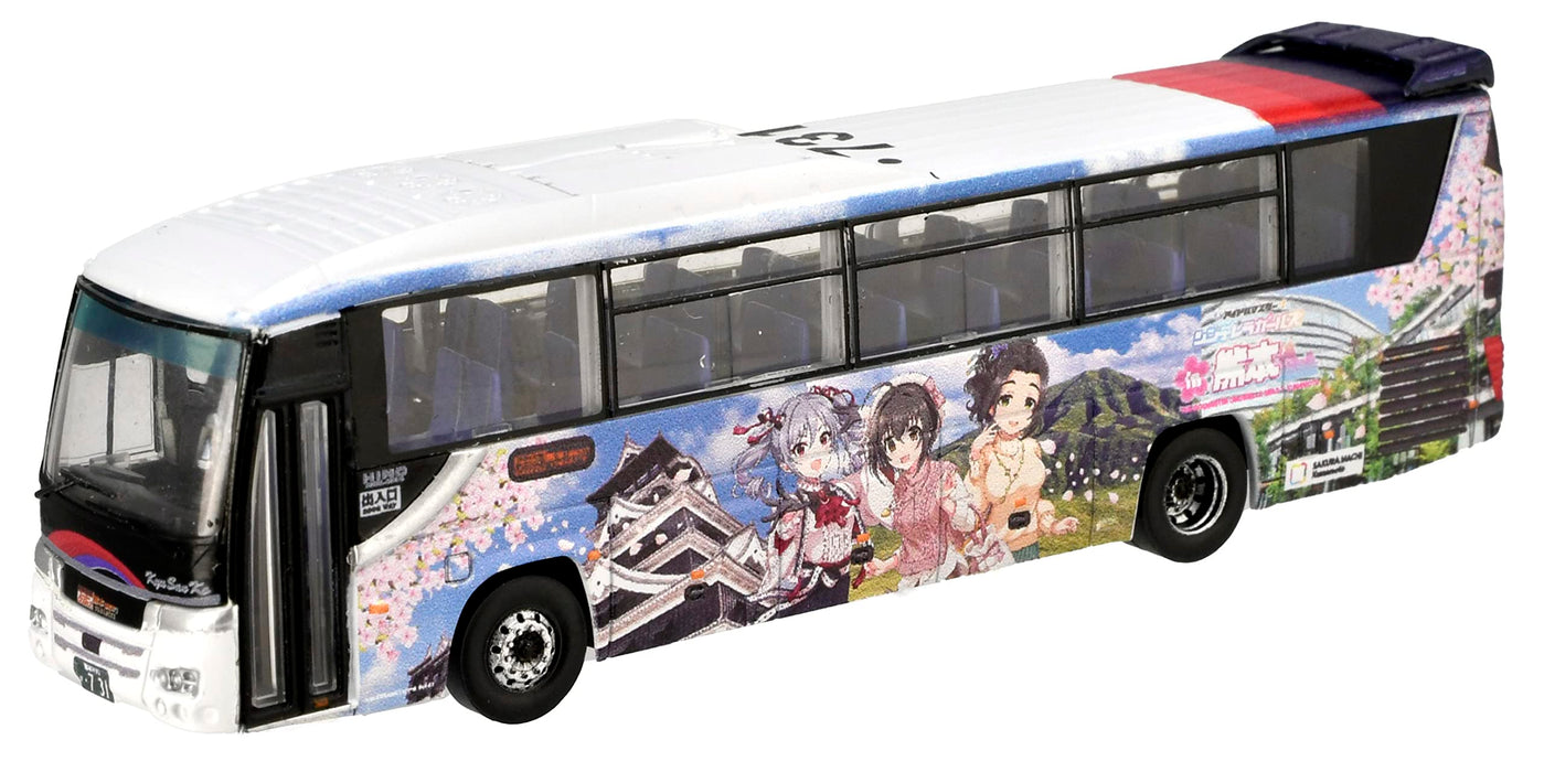 Tomytec Kyushu Sanko Bus Collection - Idolmaster Cinderella Girls Kumamoto Wrapping Diorama