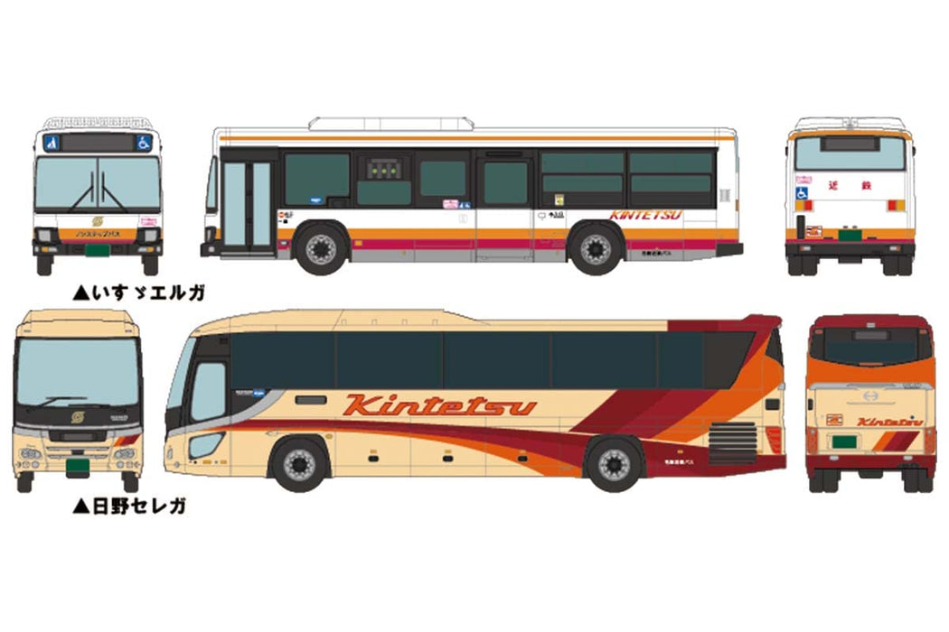 The Bus Collection Bus Collection Meihan Kintetsu Bus 2 Set Diorama Supplies 321651