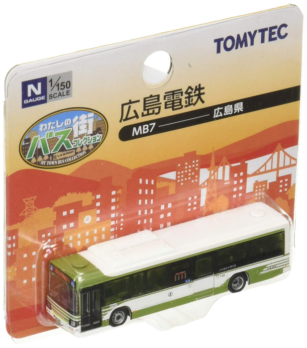 Tomytec My Town Bus Collection Hino Blue Ribbon Hiroshima Electric Railway Diorama Supplies