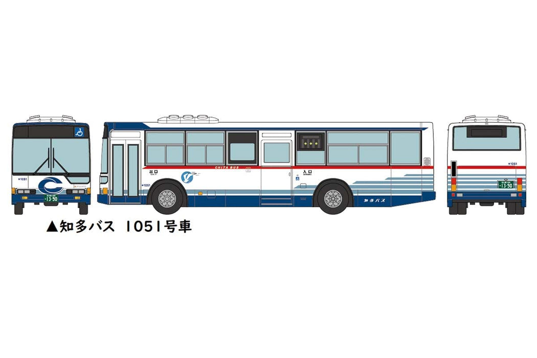 Tomytec Japan Nagoya Mitsubishi Fuso Aero Star 3-Wagen-Set, Diorama-Bus-Sammlung 321743