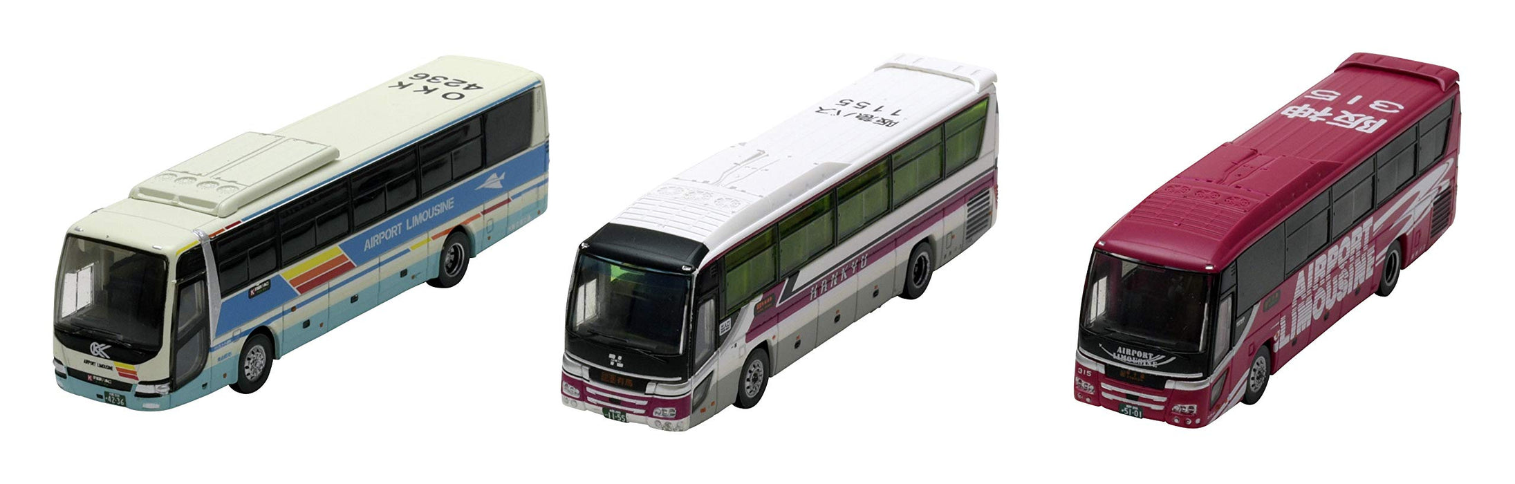 Tomytec Diorama Supplies: Osaka Airport Limited Edition Bus Set A Bus Collection