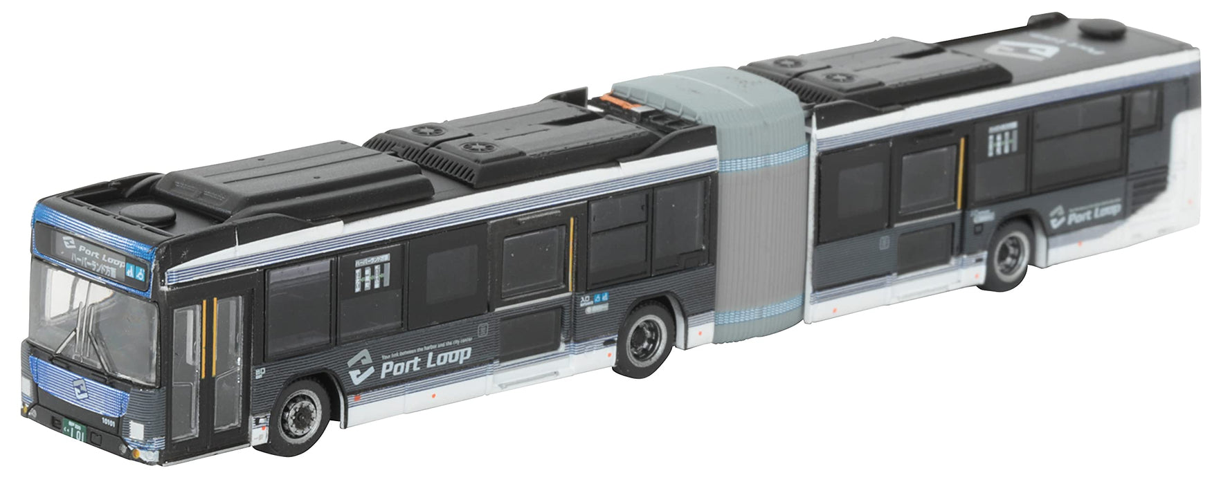 Tomytec Bus-Kollektion – Shinki Port Loop Gelenkbus-Diorama, limitierte Auflage, 316541