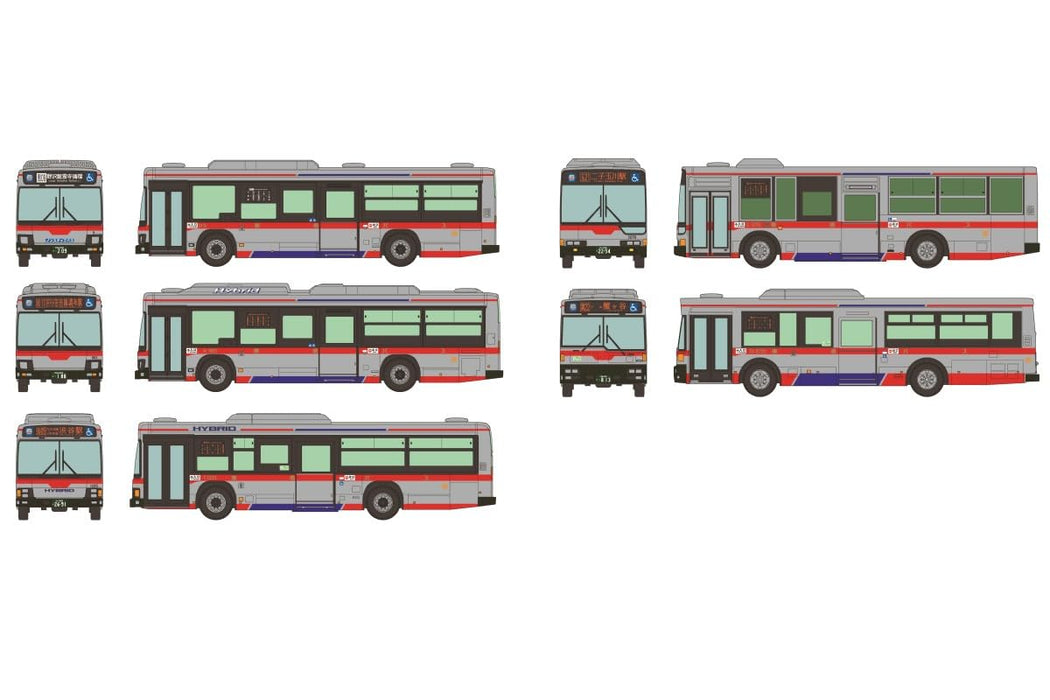 Tomytec Bus Collection 5-teiliges Diorama-Set