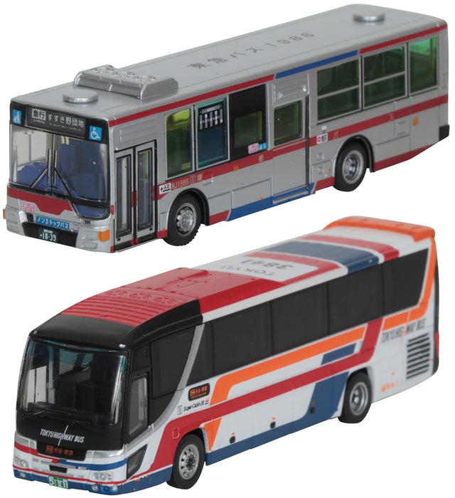 Tomytec Japan Bus Collection Tokyu Bus 30e anniversaire Diorama Lot de 2 (317371)