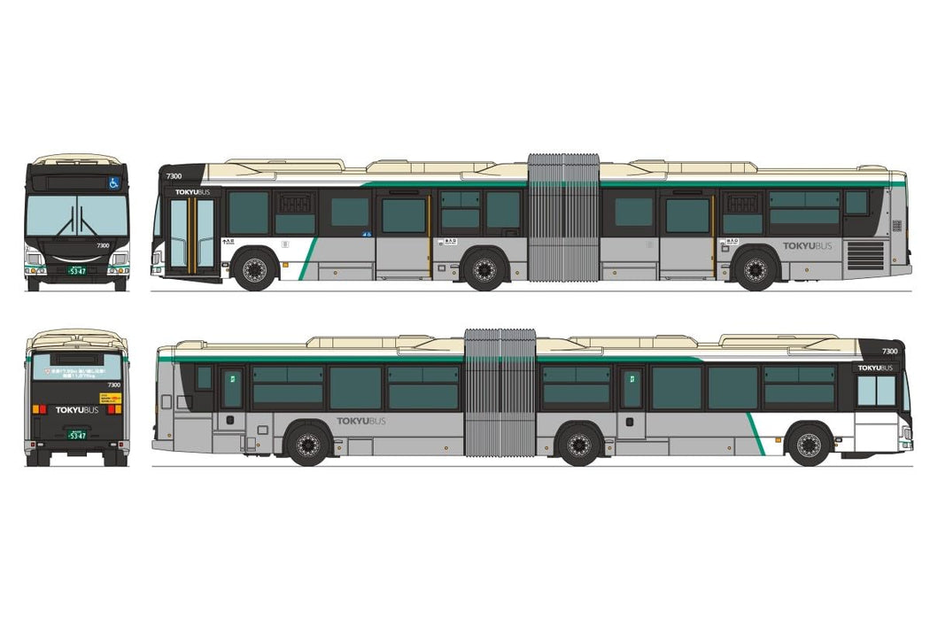 Tomytec Bus Collection Articulated Bus Diorama Supplies