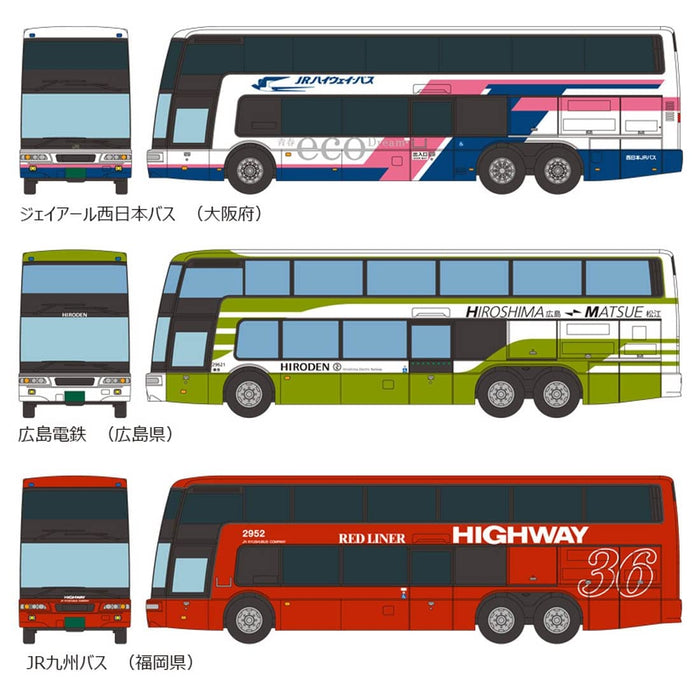 Mitsubishi Fuso Aero King Collection Ii Dp-Box 6 Pieces By The Bus Collection (Japan)