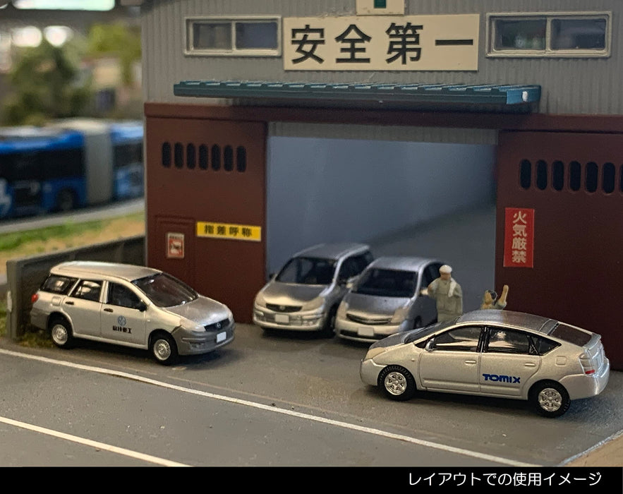 Tomytec Japan Business Car Silver Diorama Supplies - Car Collection Basic Set Selection
