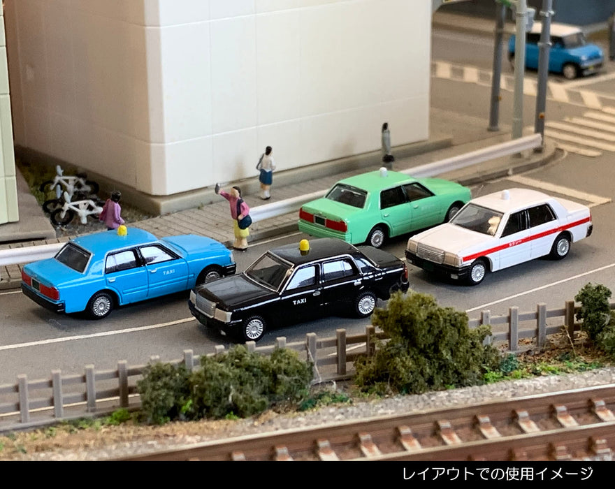 Tomytec Japan Car Collection Basisset Taxi Diorama Zubehör