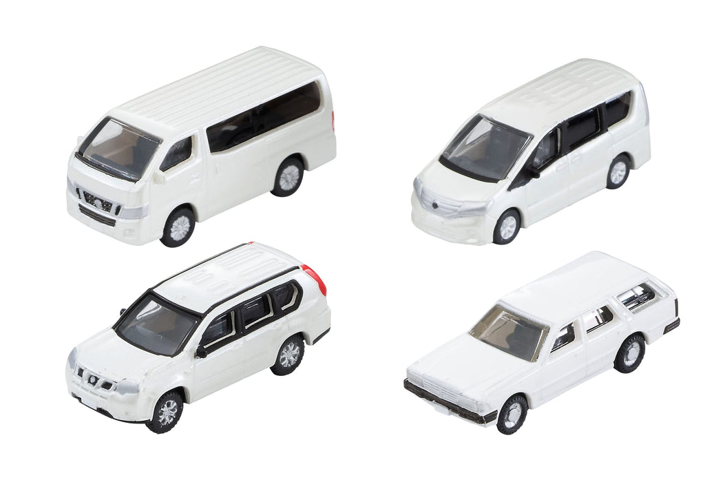 The Car Collection Car Collection Basic Set Selection (Select) White Diorama Supplies 323693