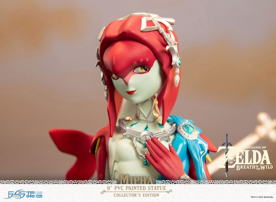 4 PREMIERS CHIFFRES Mipha Statue Figure Collector'S Edition The Legend Of Zelda: Breath Of The Wild