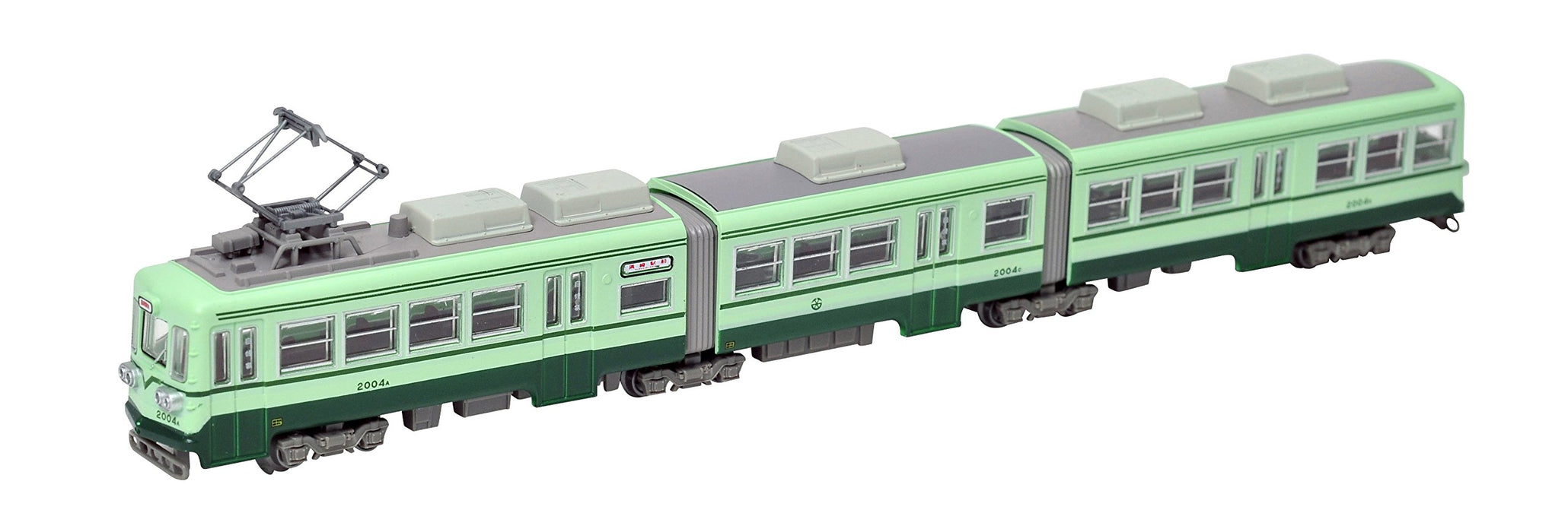 La collection ferroviaire La collection ferroviaire Chikuho Electric Railway Type 2000 No. 2004 Fournitures de diorama vert (production limitée de premier ordre du fabricant)