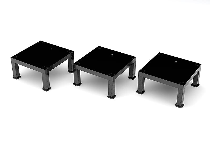 Good Smile Company Build-On Black Plastic Display Stand - Simple Set of 3