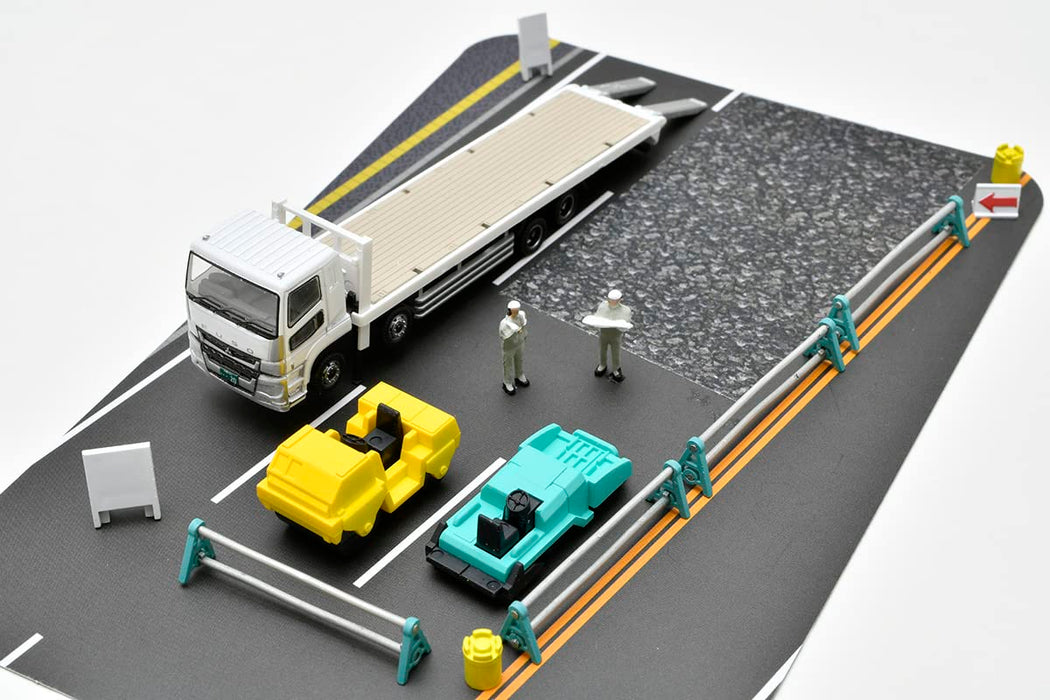 Tomytec Japan Truck Collection Trakore Road Construction Site Set Diorama Supplies