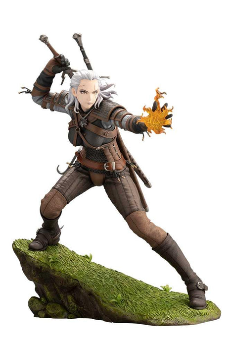 Kotobukiya The Witcher Bishoujo Geralt 1/7 Pvc Figure Japan