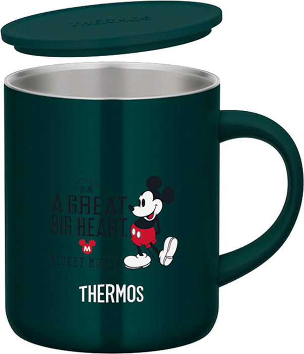 Thermos Vacuum Insulated Mug (Mickey Dark Green) 350ml - Japanese Insulated Mug