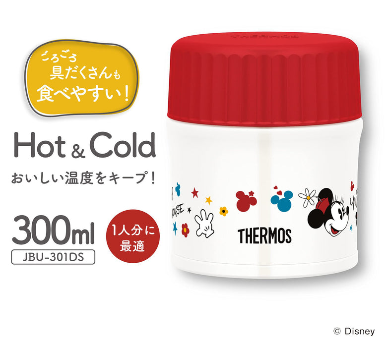 Thermos Japan Vacuum Insulated Soup Jar 300Ml Disney Black Red Jbu-301Ds Bkr