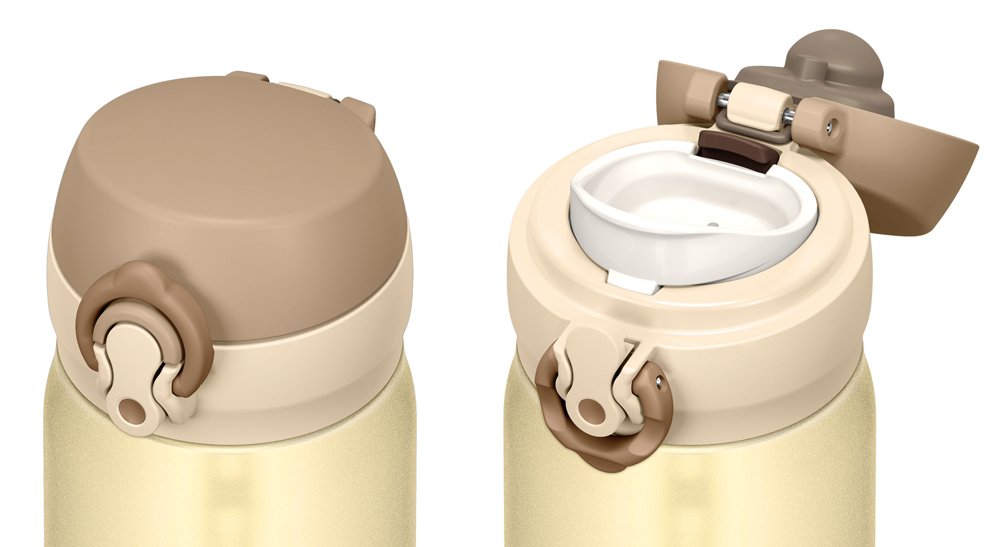 Thermos Jnl-353 Crg Vacuum Insulated Mobile Mug Creamy Gold 350ml Japanese Insulated Bottles