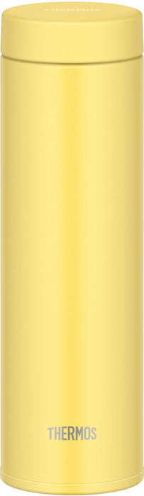 Thermos-Wasserflasche, vakuumisoliert und tragbar (Gelb) 480 ml isolierte Flasche, hergestellt in Japan
