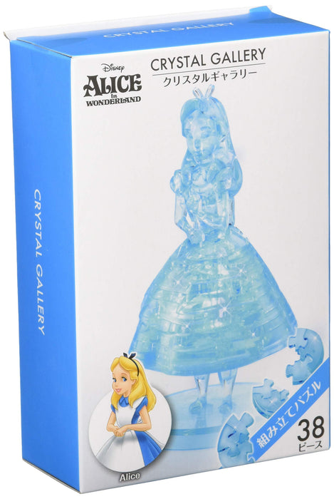 Hanayama Crystal Gallery Puzzle 3D Disney Alice au Pays des Merveilles 38 Pièces Puzzle 3D Japonais Figure