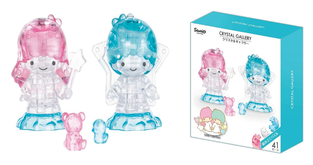 Hanayama Crystal Gallery Puzzle 3D Sanrio Little Twin Stars 41 pièces Puzzle 3D japonais