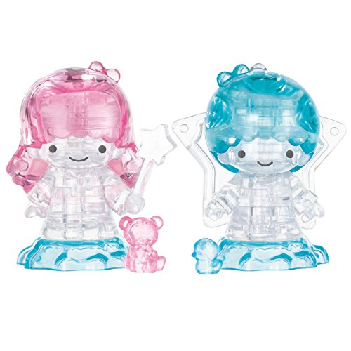 Hanayama Crystal Gallery 3D Puzzle Sanrio Little Twin Stars 41 Pieces Japanese 3D Puzzle Figure
