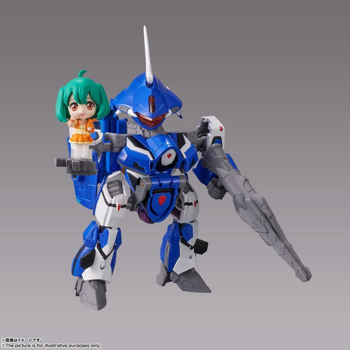 Bandai Spirits Tiny Session: Macross Frontier Ranka Lee & Vf-25G Messiah Valkyrie Japanese Figure