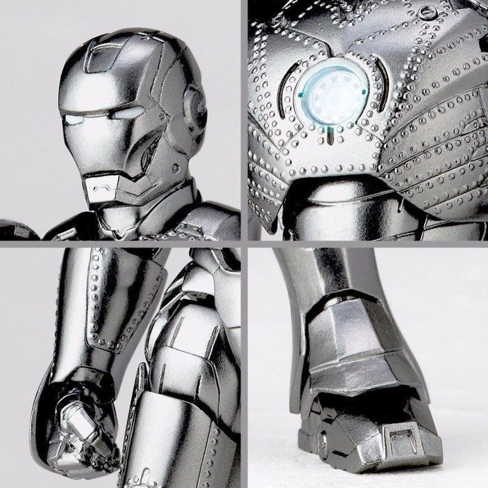 Tokusatsu Revoltech No.035 Iron Man Iron Man Mark Ii Figure Kaiyodo