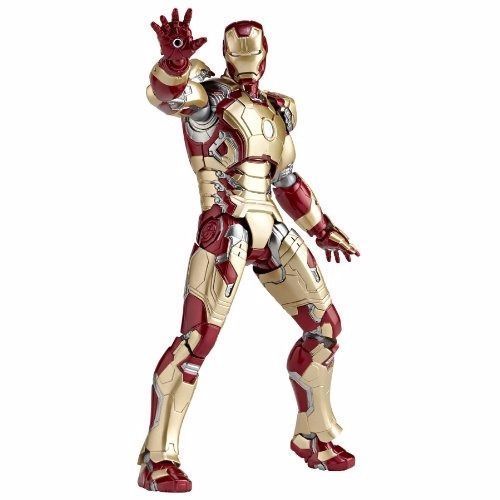 Tokusatsu Revoltech No.049 Iron Man 3 Iron Man Mark Xlii Figurine Kaiyodo Japon