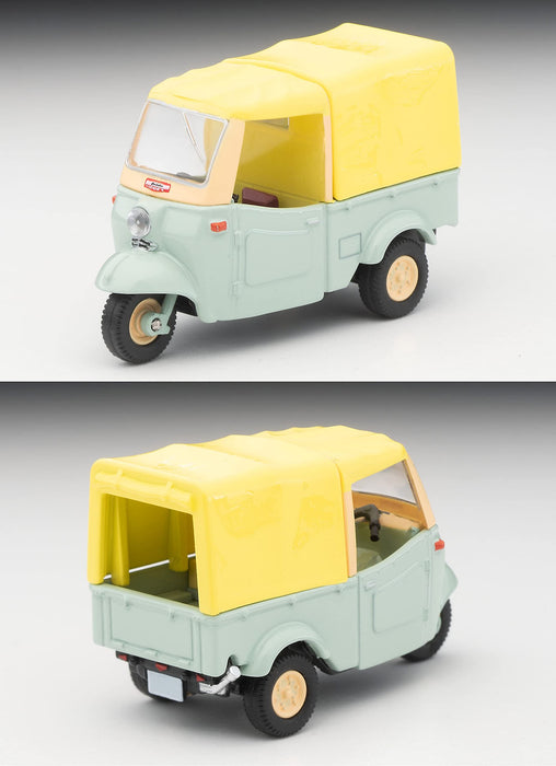 Tomytec Tomica Limited Vintage 1/64 Lv-143D Daihatsu Midget Yellow Green/Beige Figure Japan 314998