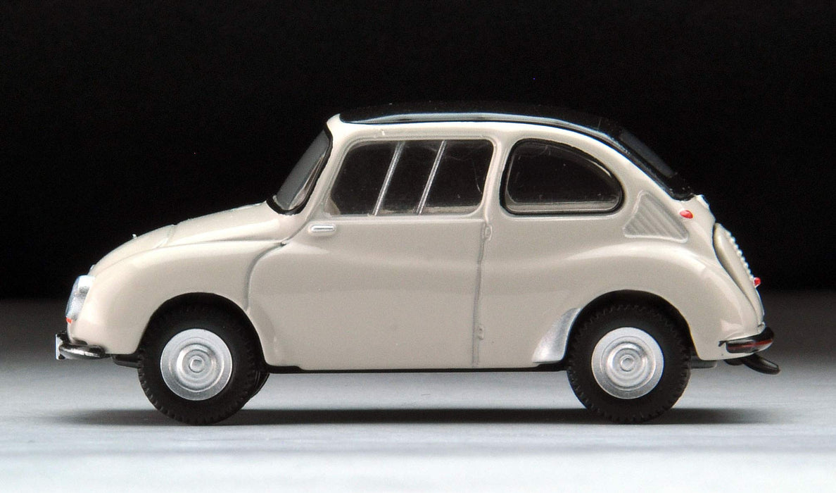 Tomica Limited Vintage 1/64 Lv-182A Subaru 360 Convertible Ivory 60 Year Hood Closed Finished Product