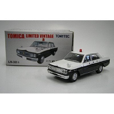 Tomytec Tomica Limited Vintage Nissan Cedric Lv-32A Police Car Model