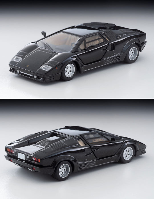Tomytec Lamborghini Countach im Maßstab 1/64, 25. Jahrestag, Tomica Limited Vintage Neo, Schwarz