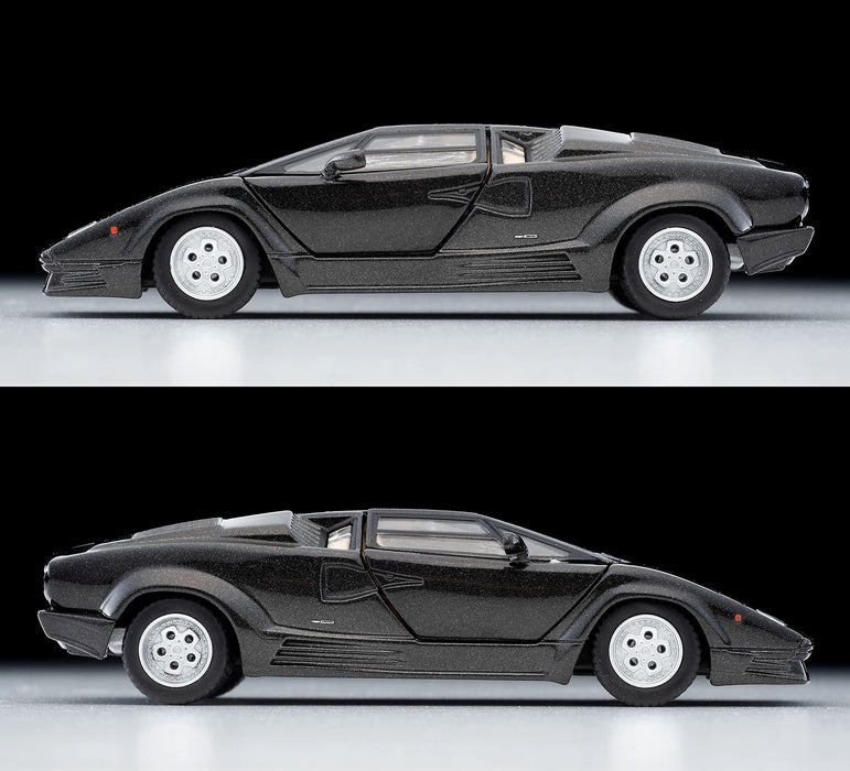 Tomytec 1/64 Lamborghini Countach 25e anniversaire Tomica Limited Vintage Neo - Noir