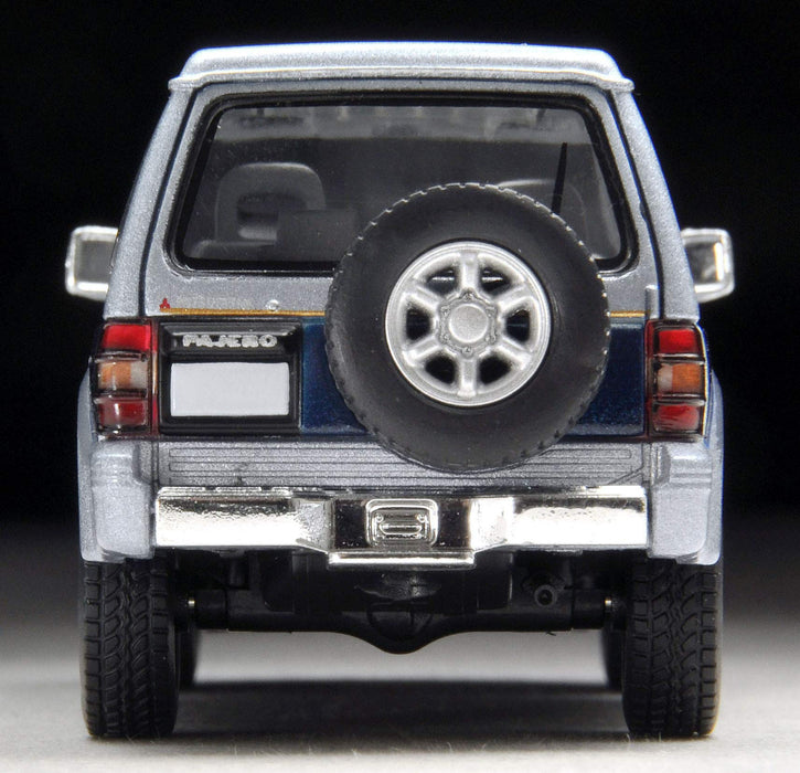 Tomytec Neo 1/64 Mitsubishi Pajero Mid Roof Wide Super Exceed Silver/Blue