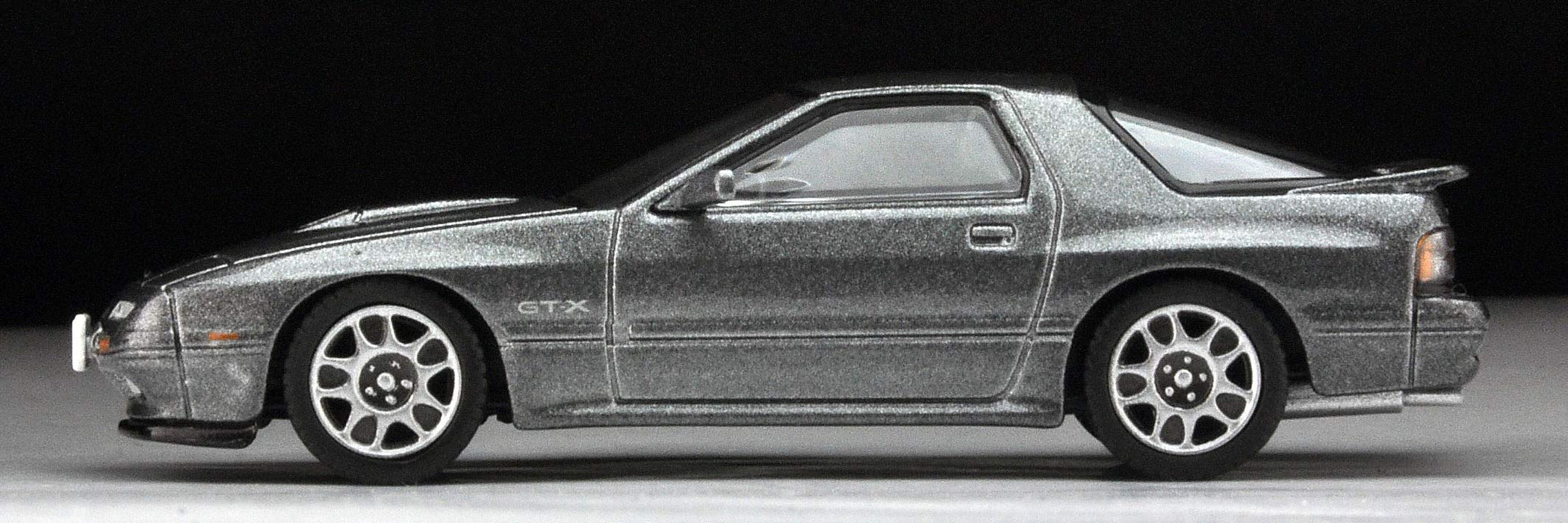 Tomytec Mazda Savanna Rx-7 GT-X 1989 Gray Model | 1/64 Limited Vintage Neo