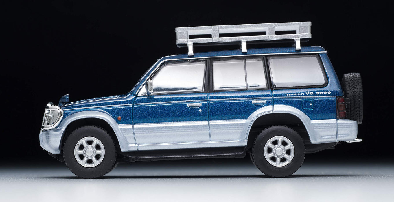 Tomytec Tomica Vintage Neo 1/64 Mitsubishi Pajero 1994 Blue/Silver Mid Roof Wide VR