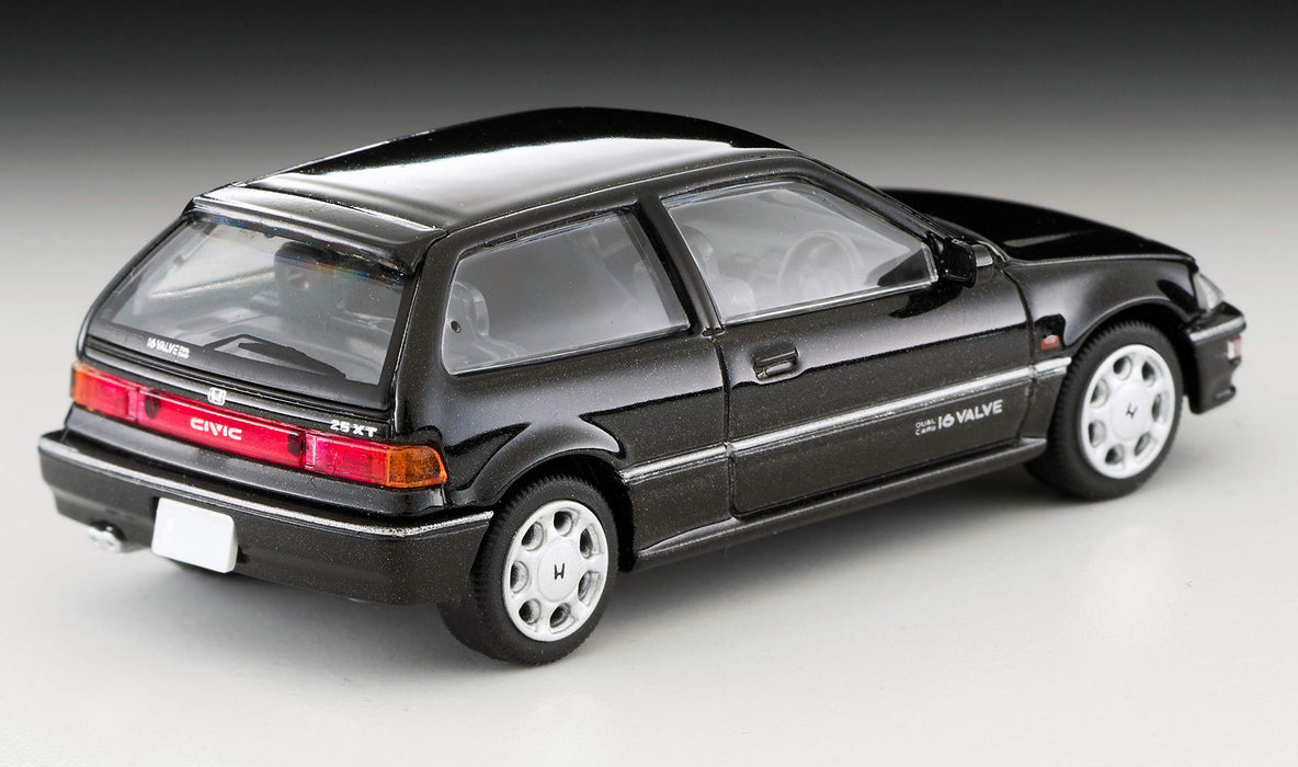 Tomytec Honda Civic 25Xt 89 – Tomica Limited Vintage Neo, schwarzes Modell im Maßstab 1/64