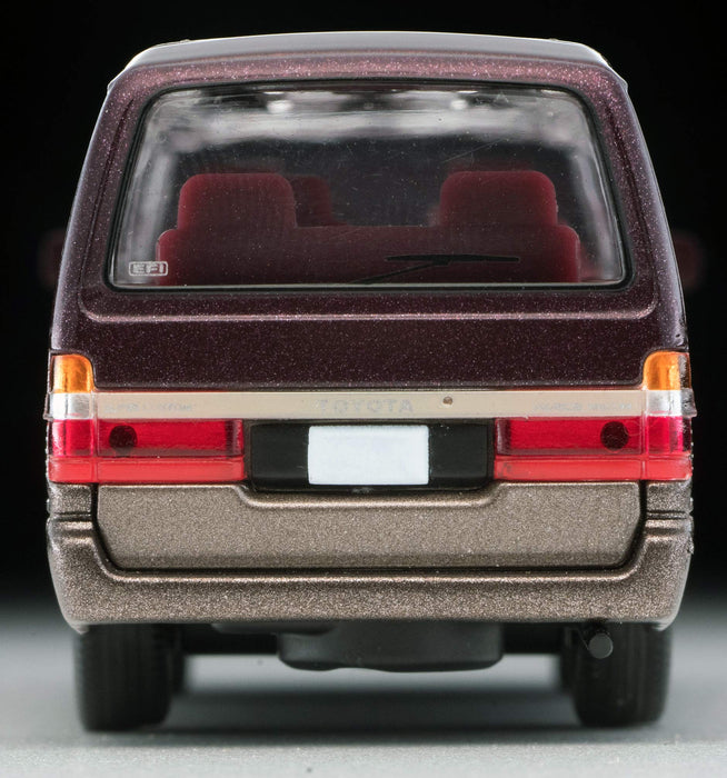 Tomytec Tomica Vintage Neo Toyota Hiace Wagon 92 Custom Dark Red/Brown 1/64 Scale