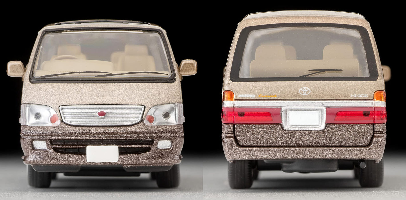 Tomytec Japan Tomica Limited Vintage Neo 1/64 Toyota Hiace Wagon Beige/Brown 316923