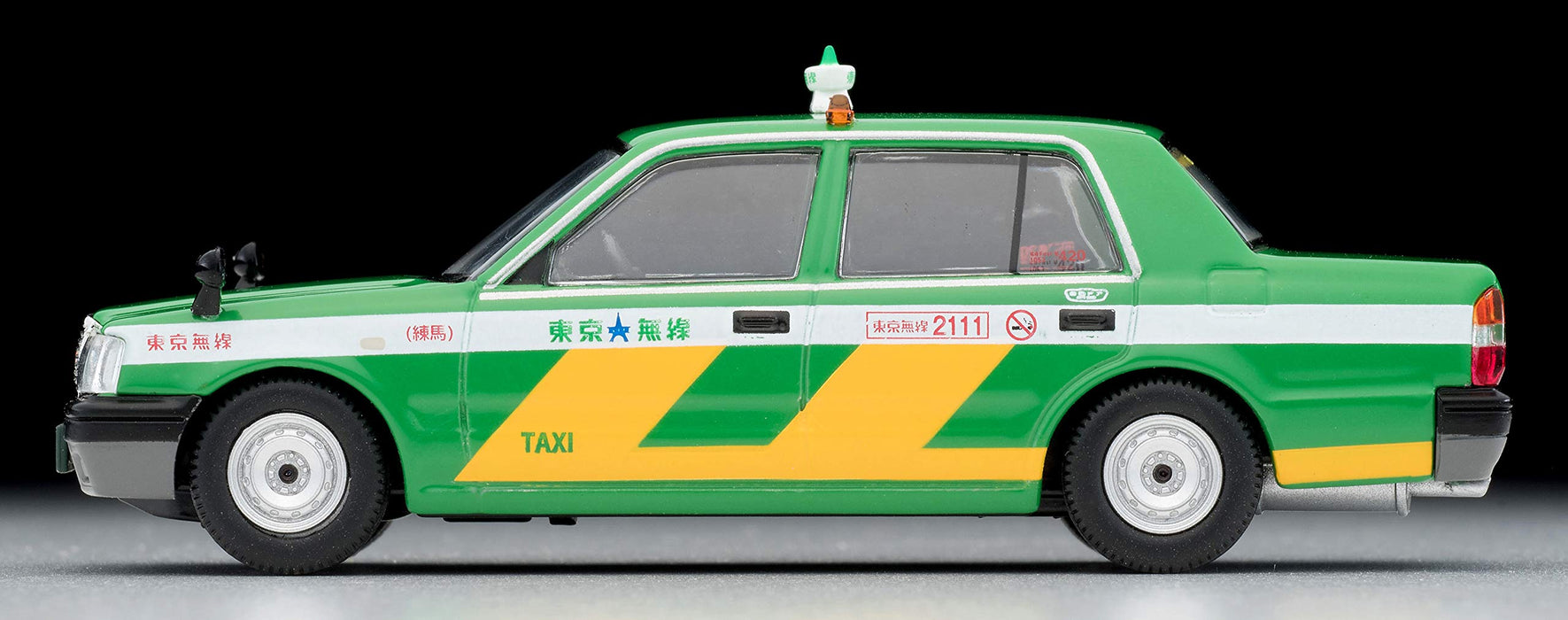 Tomytec Tomica Vintage Neo 1/64 Toyota Crown Comfort Grün Tokyo Radio Taxi