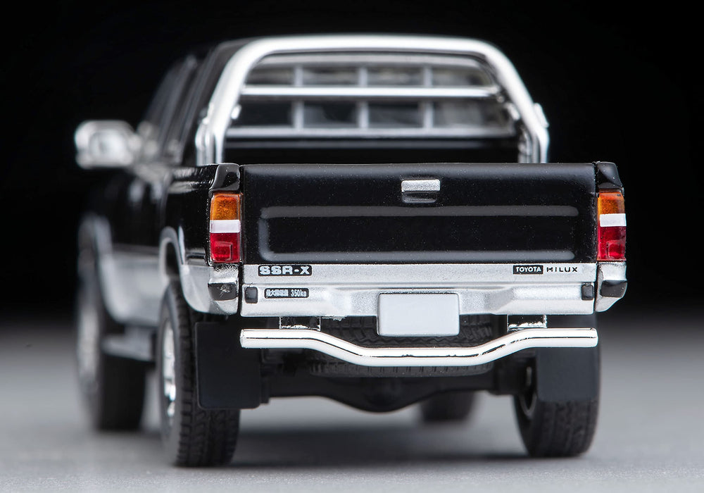 Tomytec 1/64 Toyota Hilux 1995 Double Cab SSR-X 4WD Pickup - Black/Silver