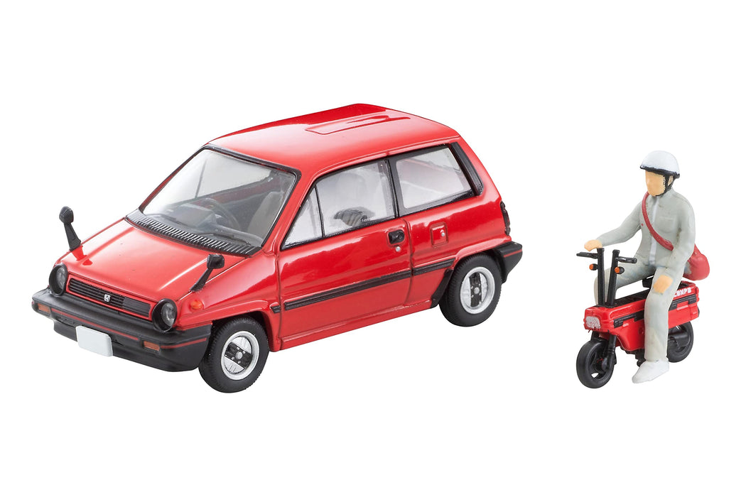 Tomytec Tomica Limited Vintage Neo 1/64 Honda City R Red W/ Motocompo 81 Japan Finished Product 316787
