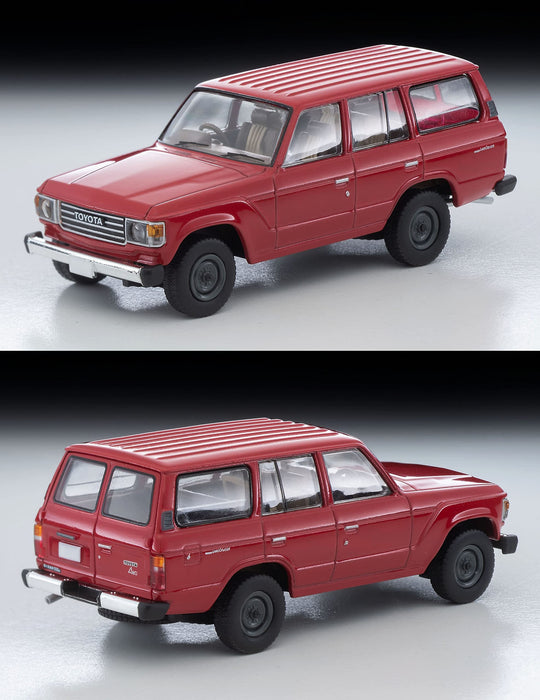 Tomytec Red Toyota Land Cruiser 60 Standard Van 1/64 - Lv-N279B Tomica Vintage Neo