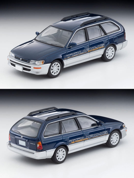 Tomytec 1996 Toyota Corolla Wagon L Touring Blue Silver 1/64 Tomica Limited Vintage Neo