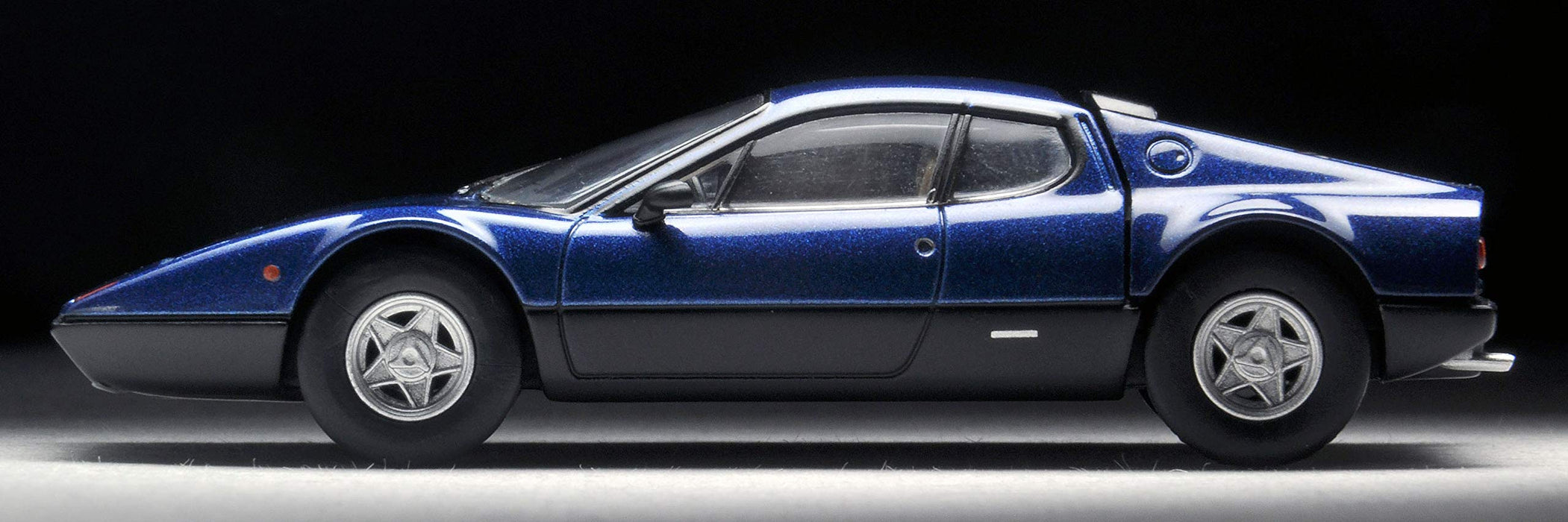 Tomytec Tomica Limited Vintage Neo Ferrari 365 GT4 BB Blue/Black 1/64 Scale Model