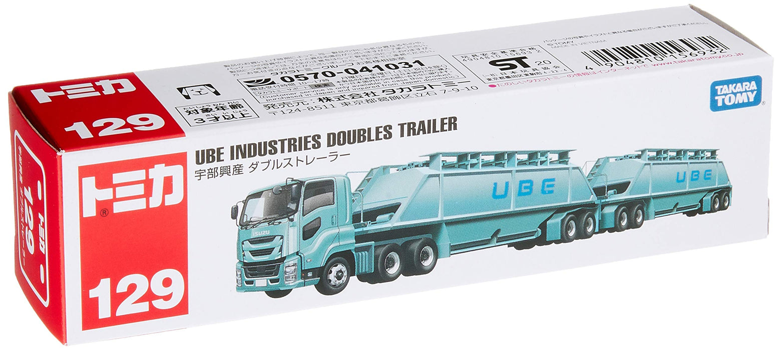 Tomica Long Type Tomica No.129 Remorque double Ube Industries
