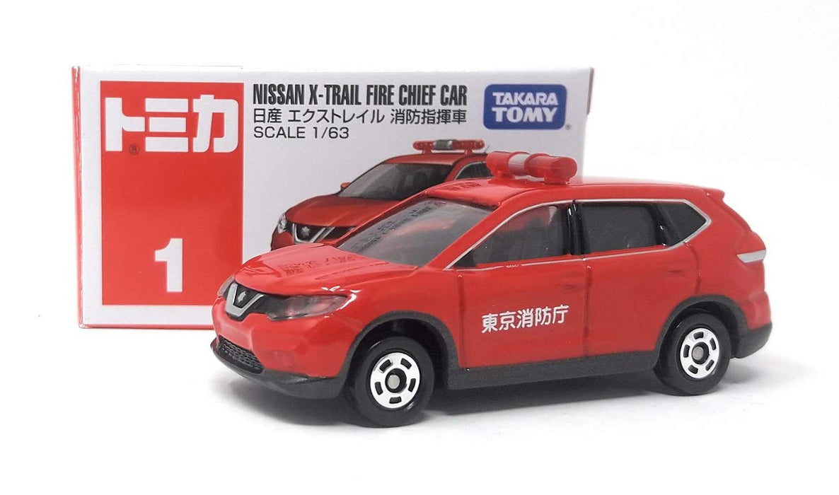 TAKARA TOMY Tomica 1 Nissan X-Trail Firefighters Conduct Car 879398