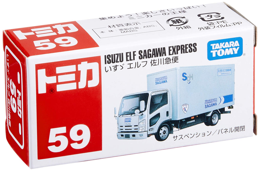 Takara Tomy Tomica 59 Isuzu Elf Truck Sagawa Express 467397 Japanese Truck Toys