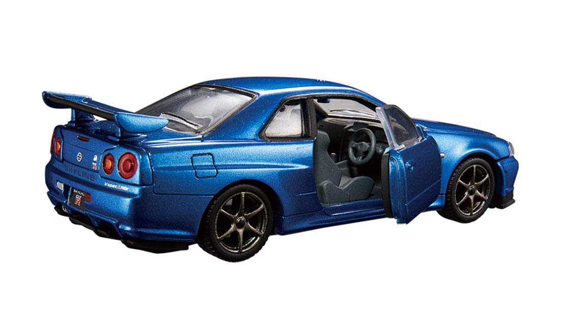 Tomica Premium Rs Nissan Skyline Gt-R V-Spec Ii Nur (Bayside Blue)