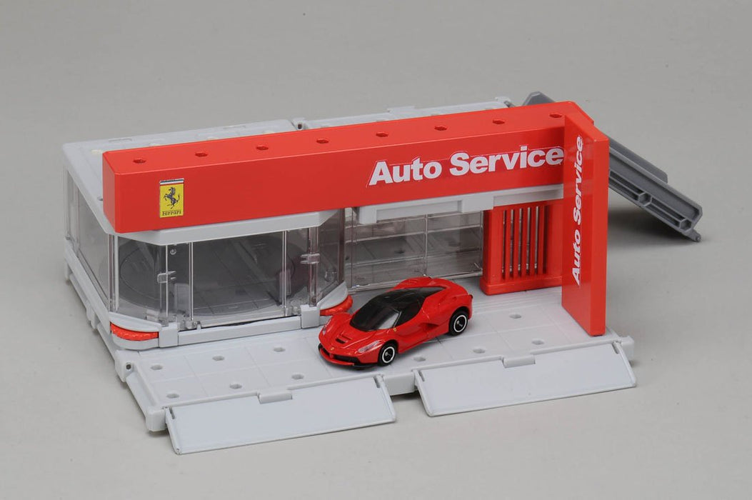 Takara Tomy Tomica Town Ferrari Showroom 120728 Plastikmodelle, hergestellt in Japan